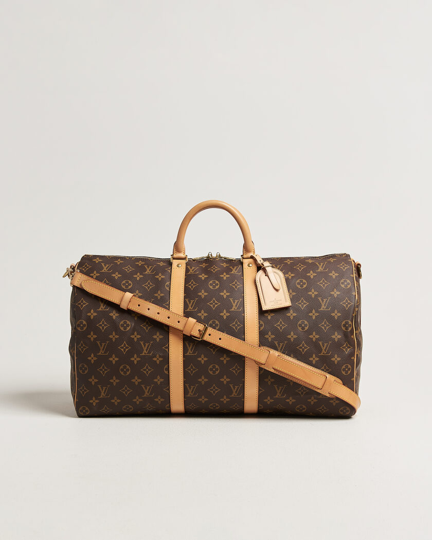 Louis Vuitton Pre-Owned Keepall 50 Bandoulière Monogram – Braun