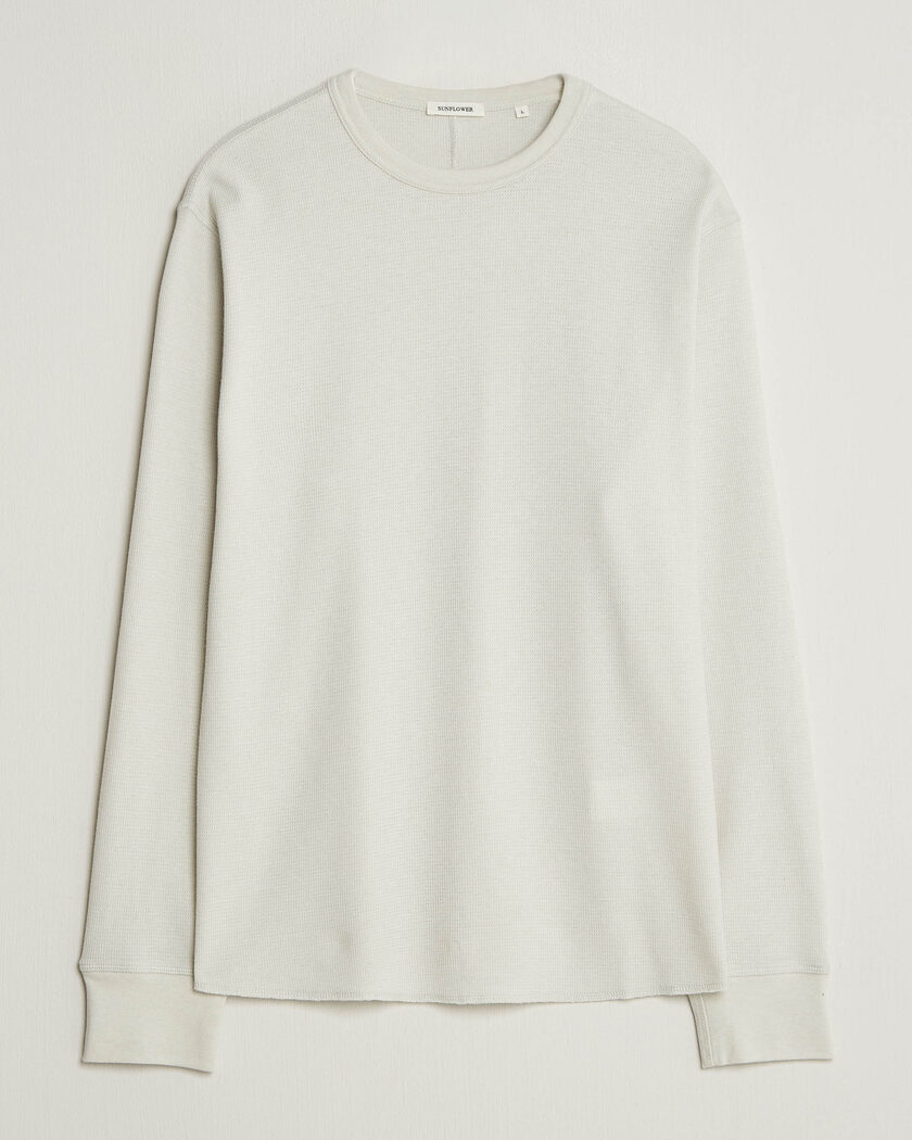 Sunflower Wool Waffle Long Sleeve T-Shirt Kit White – Weiß