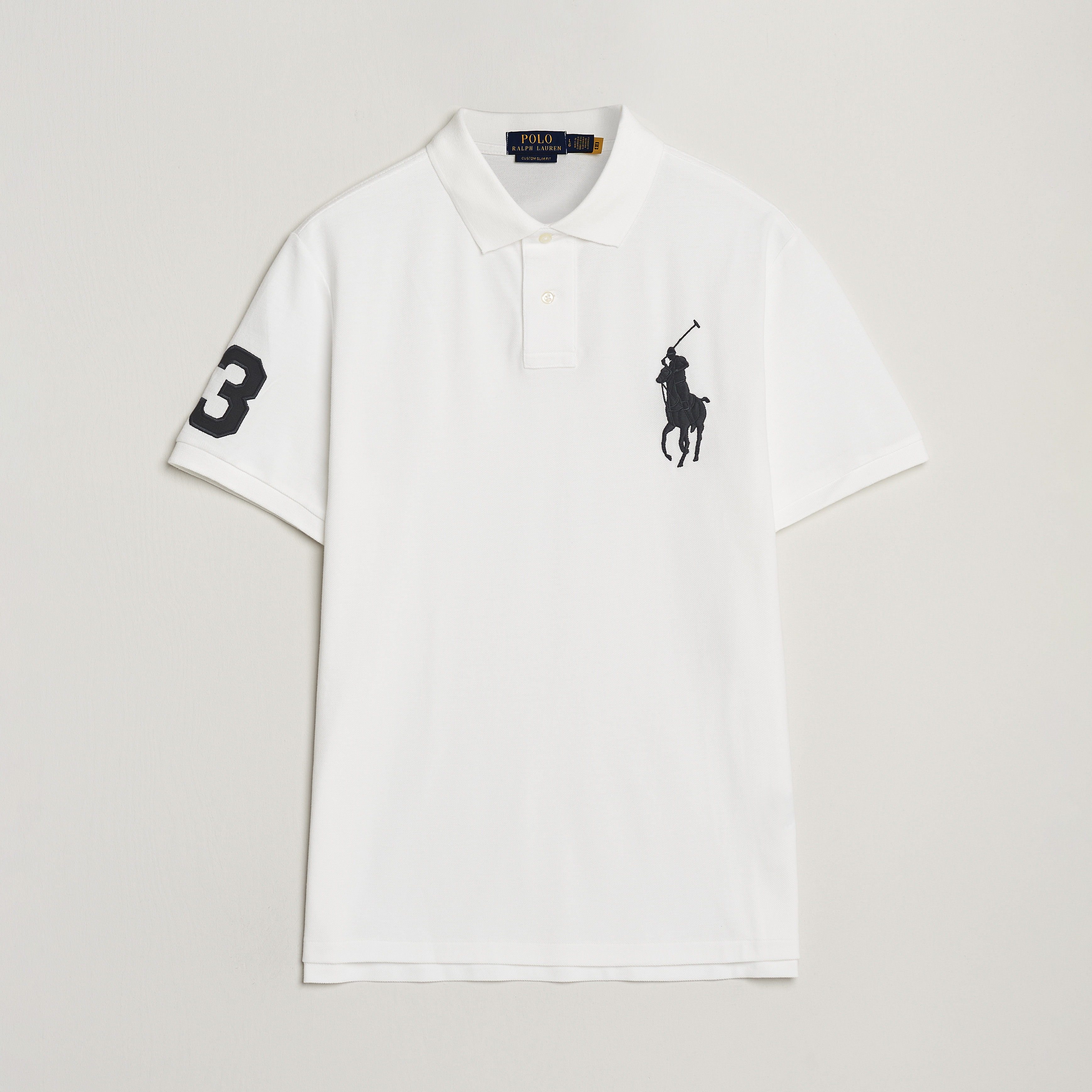 Polo Ralph Lauren Custom Fit Big Pony Polo White bei Care of Carl
