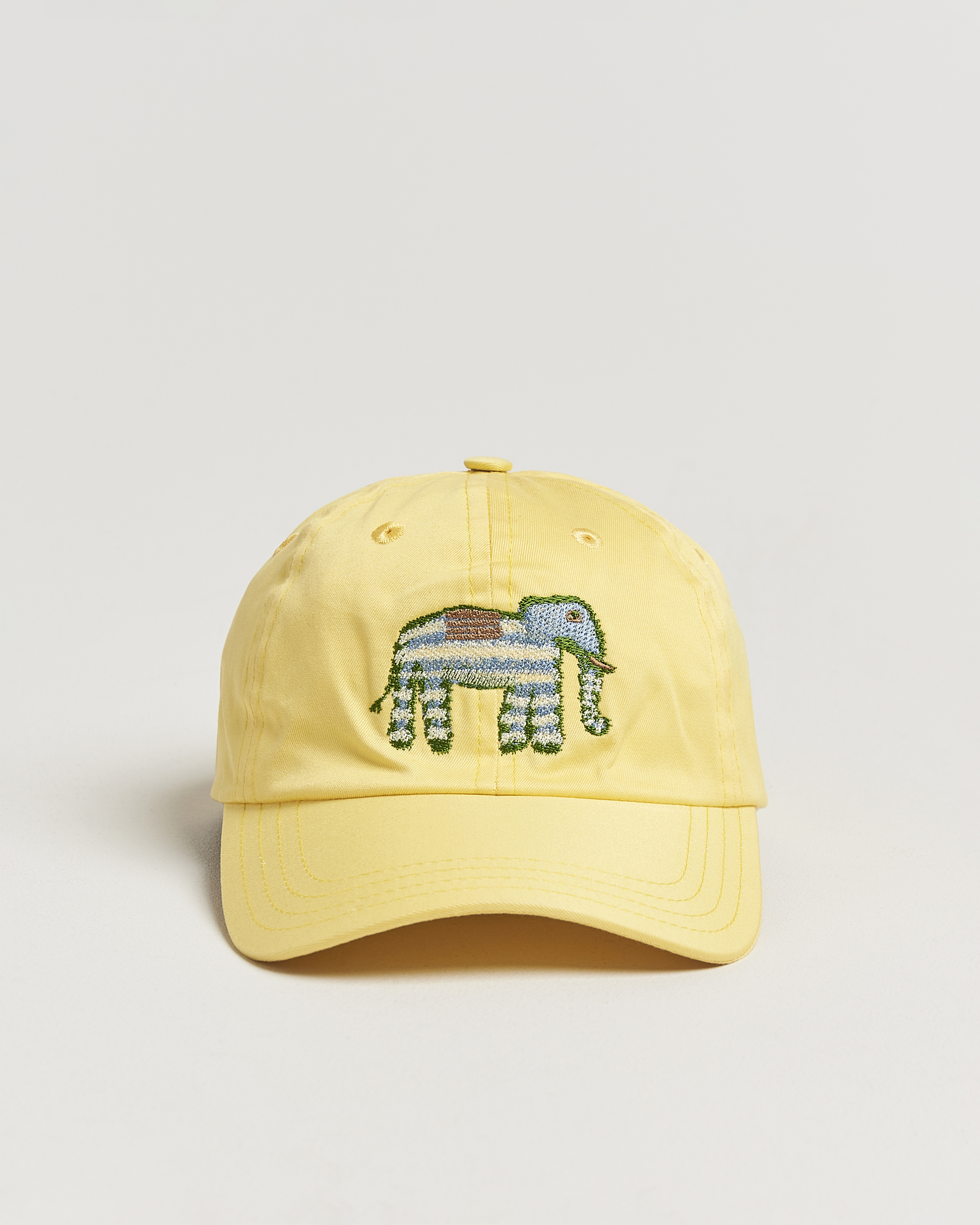 Drake's Elephant Embroidered Cap Lemon bei Care of Carl