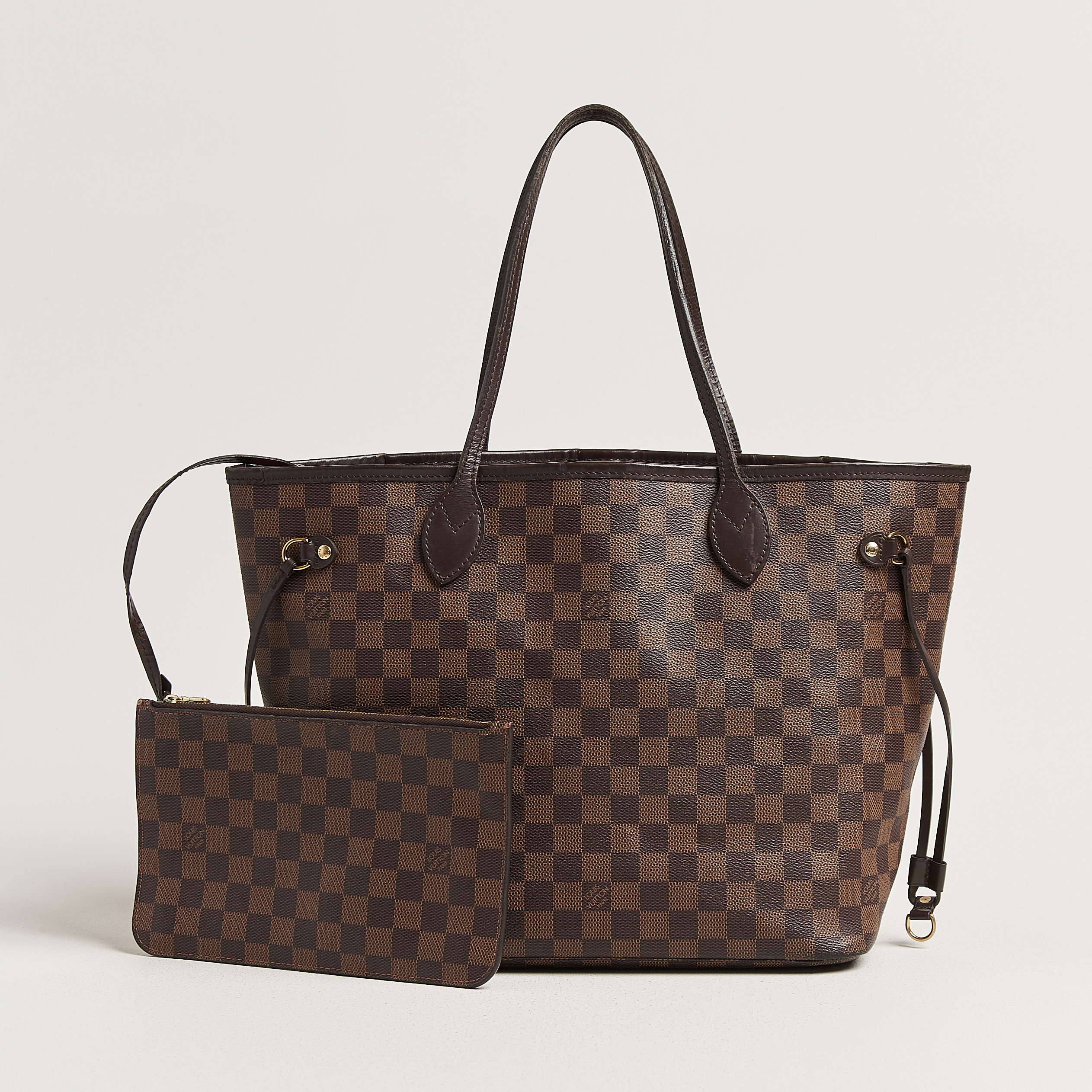 Louis Vuitton Pre-Owned Neverfull MM Damier Ebene – Braun