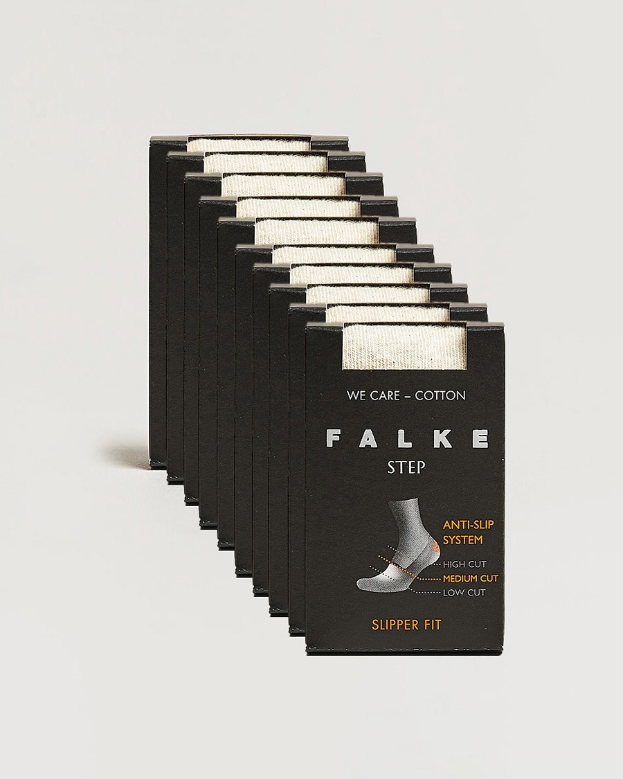 Falke 10-pack Step In Box Loafer Socks Nature – Beige