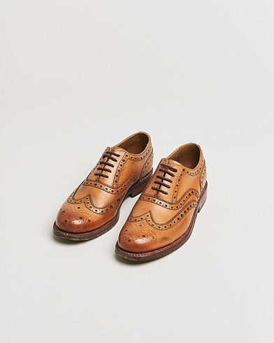 Pre-owned Grenson Brogue Cognac Calf UK7 - EU41 – Braun