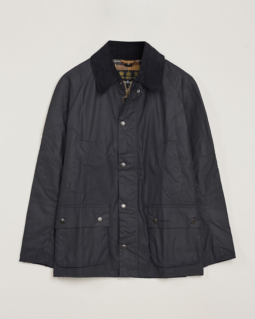 Pre-owned Barbour LifestyleAshby Wax JacketNavyS – Blau