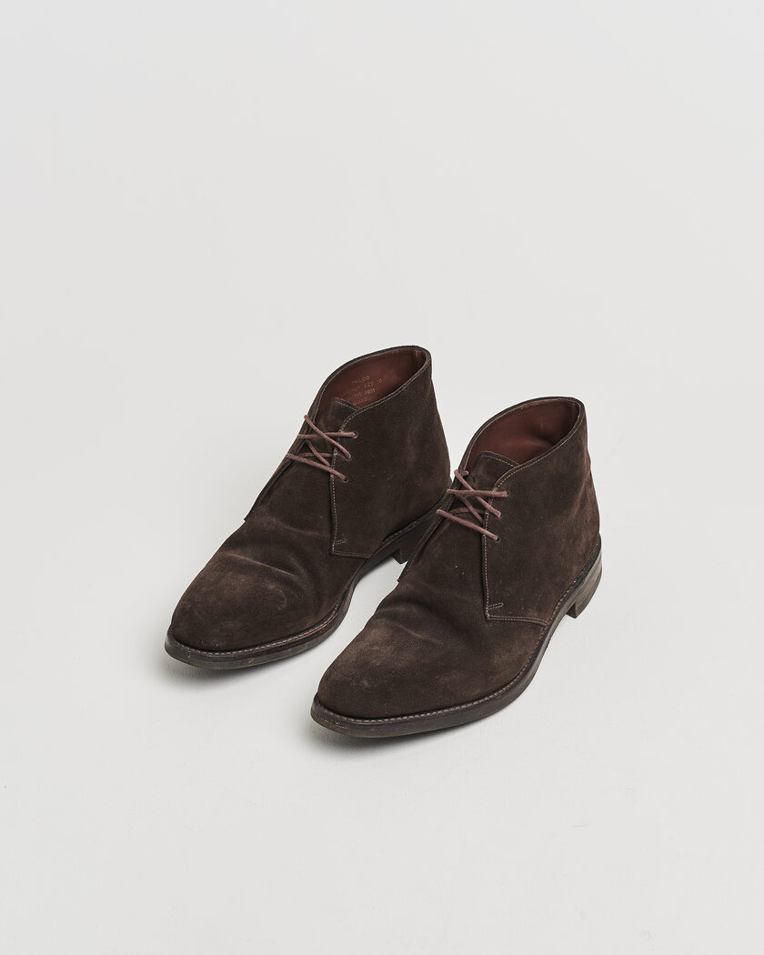  Loake 1880 Pimlico Chukka Boot Dark Brown Suede UK10 - EU44 – Braun