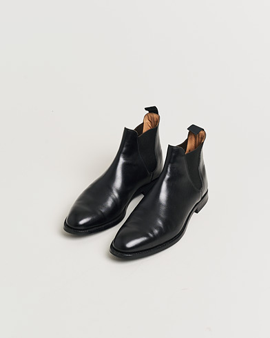 Pre-owned Crockett & Jones Chelsea 8 City Sole Black Calf UK8 - EU42 – Schwarz
