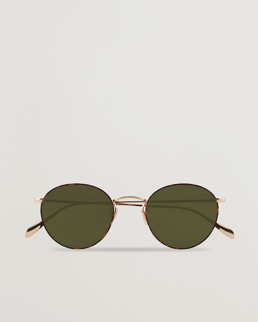 Pre-owned Oliver Peoples 0OV1186S Sunglasses Gold/Tortoise – Braun