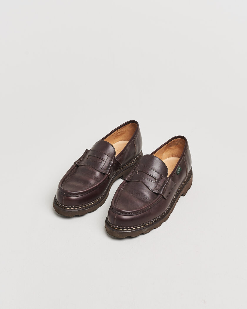 Pre-owned Paraboot Reims Loafer Cafe UK8,5 - EU42,5 – Braun