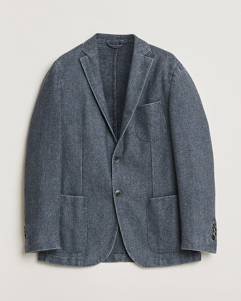  L.B.M. 1911 Wool Blazer Washed Blue 52 – Blau
