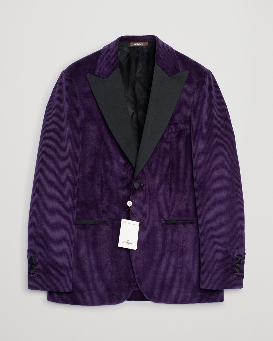 Pre-owned Morris Heritage Carl Corduroy Dinner Jacket Purple – Lila