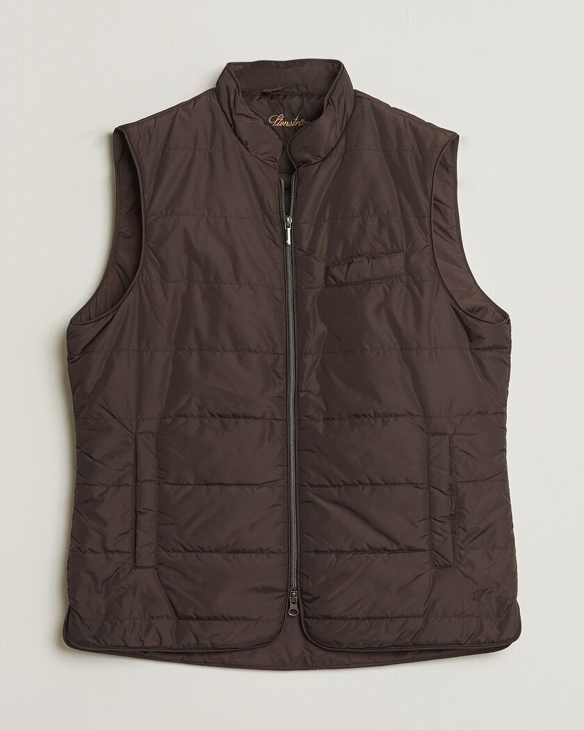 Pre-owned Stenströms Padded Nylon Vest Brown M – Braun