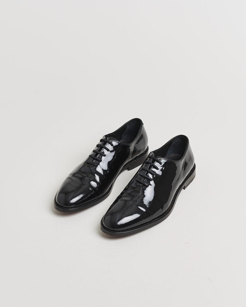 Pre-owned Myrqvist Drottningholm Patent Shoe Black UK10 - EU44 – Schwarz