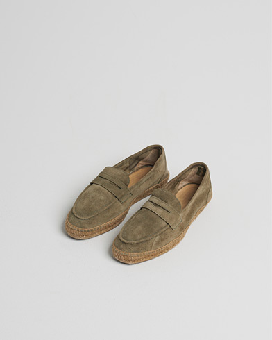 Castañer Nacho Casual Suede Loafers Verde Bosque – Grün