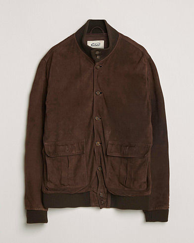 Pre-owned Valstar Valstarino Suede Jacket Dark Brown 54 – Braun