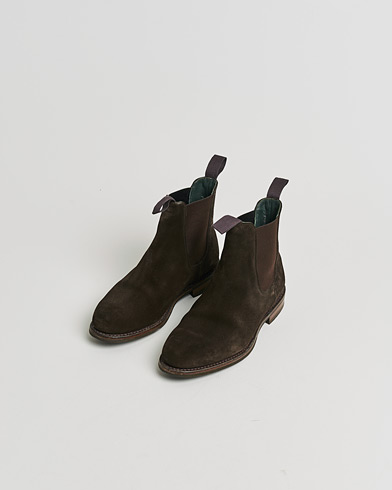 Pre-owned Drake's Chelsea Boot Brown Suede UK9 - EU43 – Braun