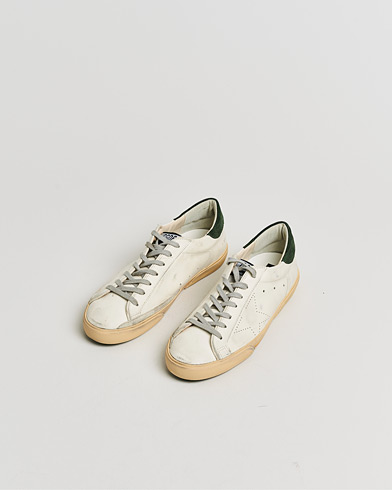 Pre-owned Golden Goose Super-Star Sneakers White/Green 42 – Weiß