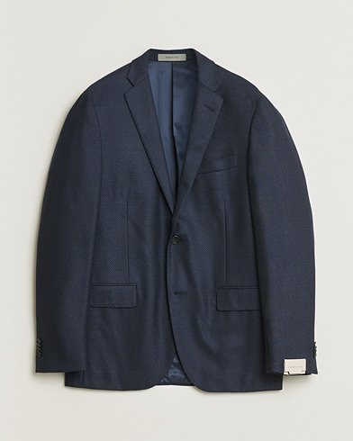 Pre-owned Corneliani Wool & Cashmere Blazer Navy 48 – Blau