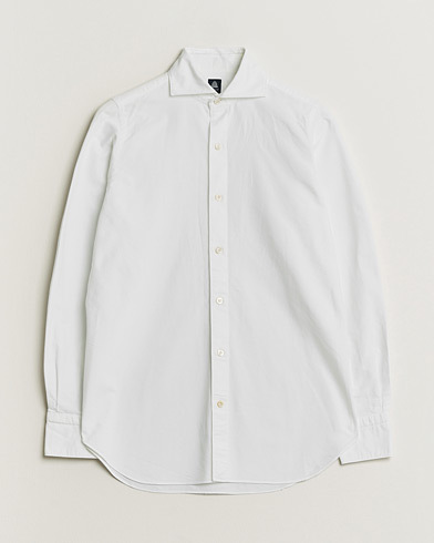 Pre-owned Finamore Napoli Gaeta Oxford Cut Away Shirt White S – Weiß