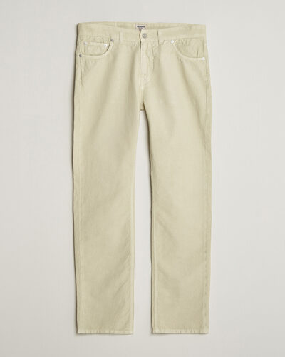Morris James Washed Linen 5-Pocket Pants Khaki