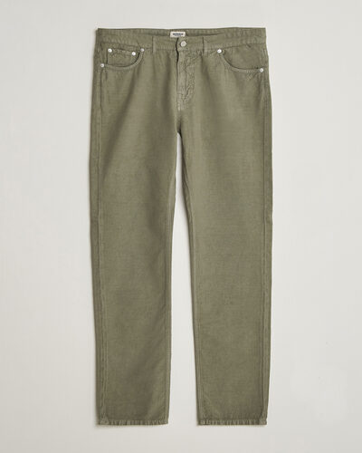 Morris James Washed Linen 5-Pocket Pants Olive