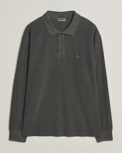 Carhartt WIP Long Sleeve Waffle Rugby Shirt Black