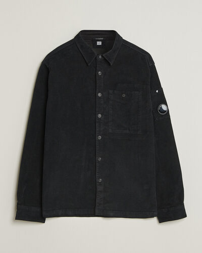 C.P. Company Corduroy Lens Overshirt Black