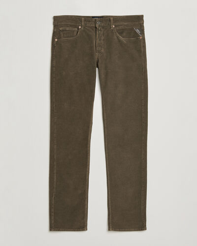 Replay Grover Corduroy 5-Pocket Pants Mud Green