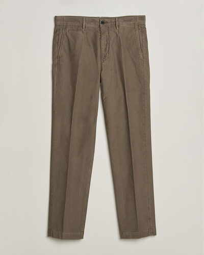 Incotex Regular Fit Garment Dyed Slacks Taupe
