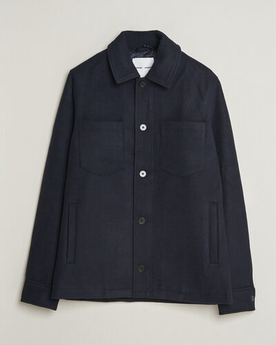 Samsøe Samsøe Pally Padded Shirt Jacket Salute Navy