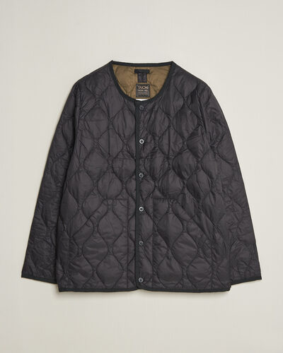 TAION Military Crew Neck Down Jacket Black