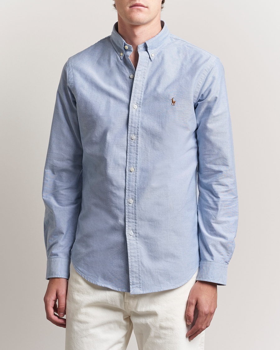 Herren | Hemden | Polo Ralph Lauren | Slim Fit Shirt Oxford Blue