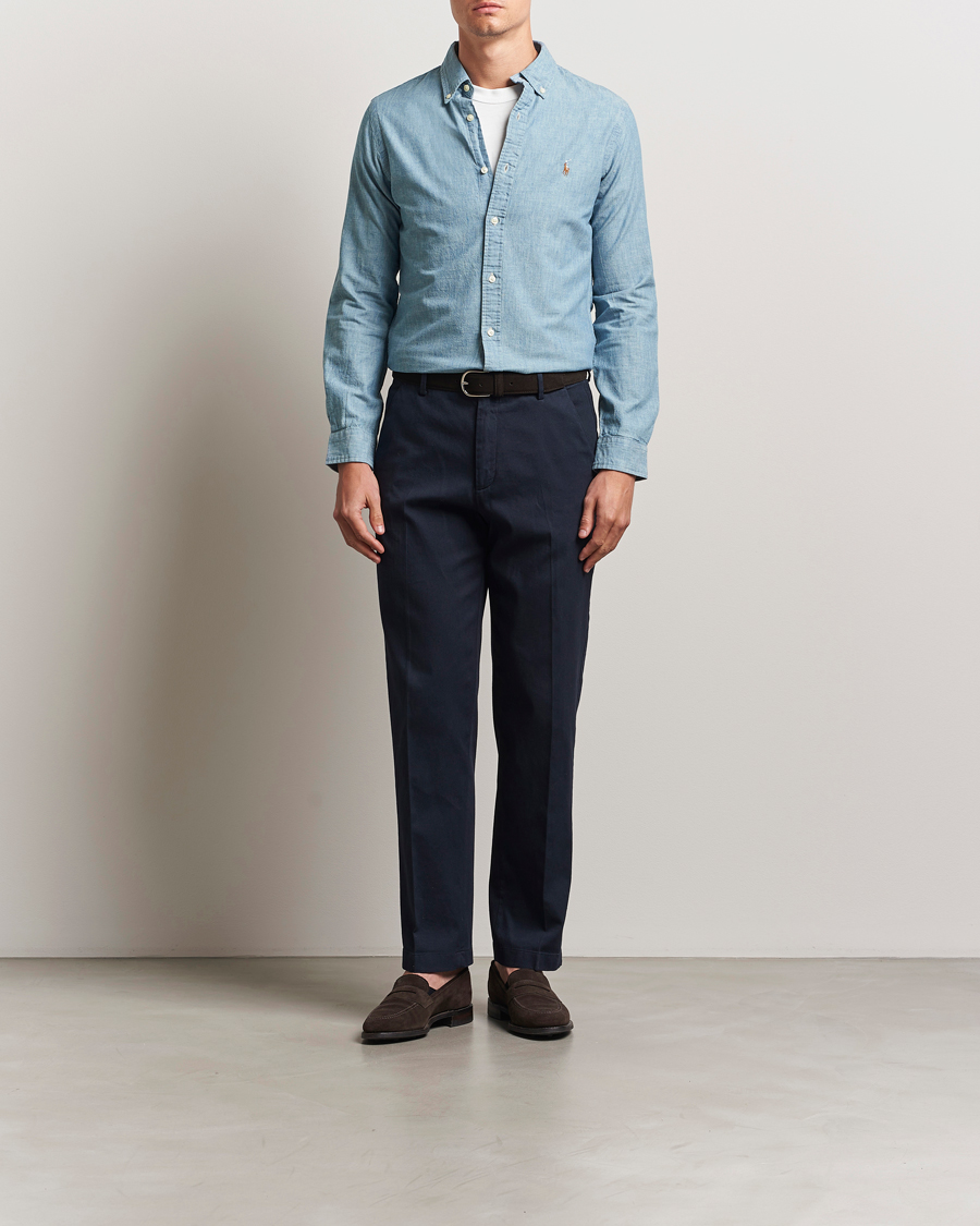 Herren | Hemden | Polo Ralph Lauren | Slim Fit Chambray Shirt Washed