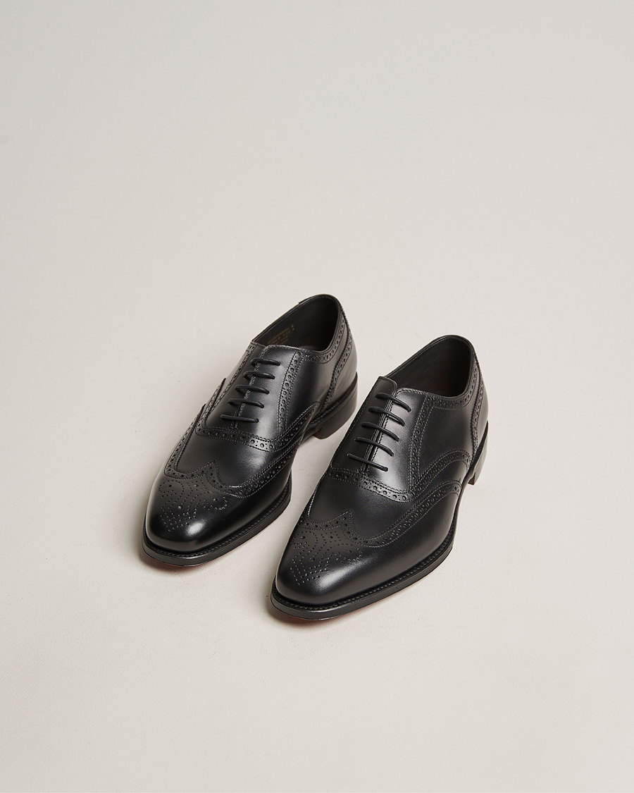 Herr | Handgjorda skor | Loake 1880 | Buckingham Brogue Black Calf