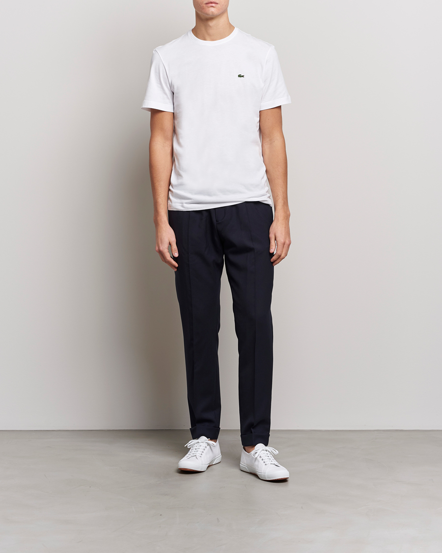 Herren | T-Shirts | Lacoste | Crew Neck T-Shirt White