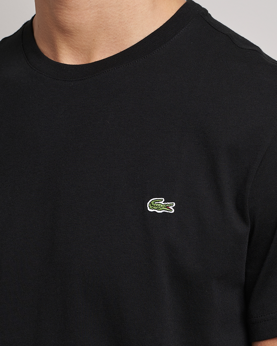 Herren | T-Shirts | Lacoste | Crew Neck T-Shirt Black