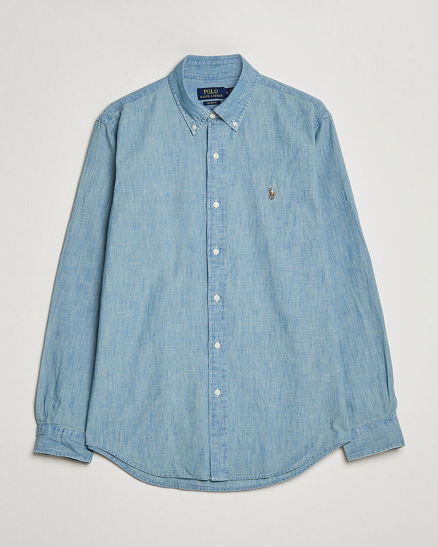 Herren | Hemden | Polo Ralph Lauren | Custom Fit Shirt Chambray Washed