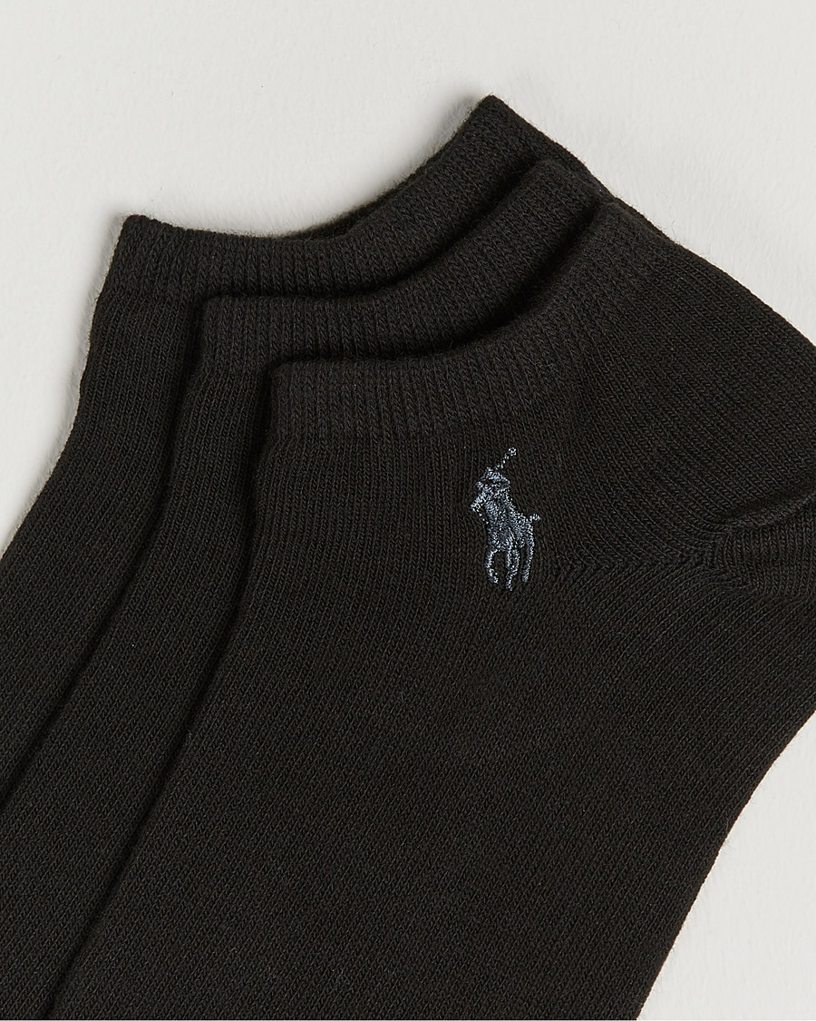 Herren | World of Ralph Lauren | Polo Ralph Lauren | 3-Pack Ghost Sock Black