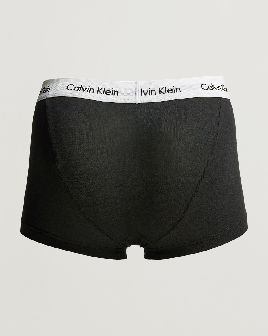 Herren | Unterhosen | Calvin Klein | Cotton Stretch Low Rise Trunk 3-pack Black