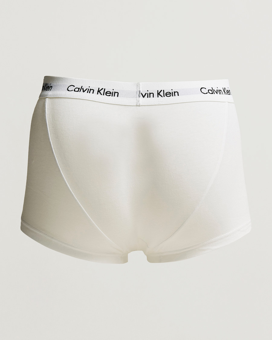 Herren | Unterhosen | Calvin Klein | Cotton Stretch Low Rise Trunk 3-pack Red/Blue/White
