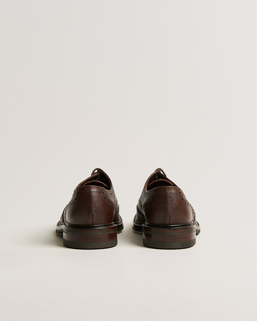Herren | Brogue | Loake 1880 | Badminton Brogue Dark Brown Grain