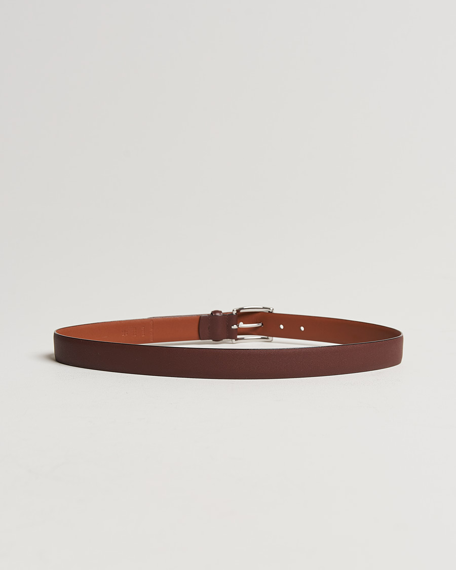 Herren | Polo Ralph Lauren Cowhide Belt 3 cm Brown | Polo Ralph Lauren | Cowhide Belt 3 cm Brown