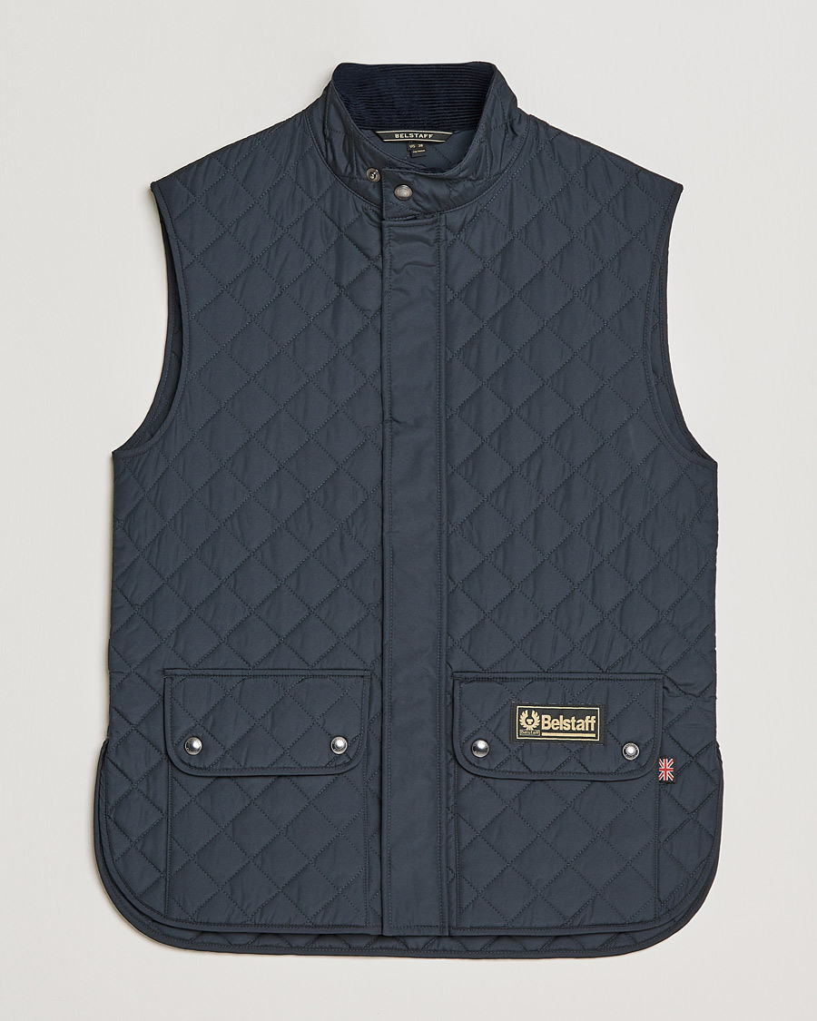 Herren | Westen | Belstaff | Waistcoat Quilted Navy 46
