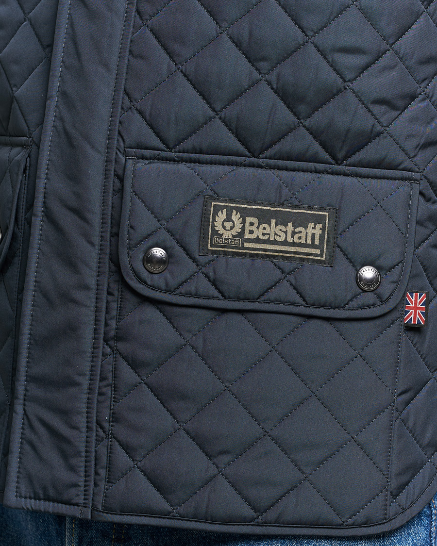 Herren | Westen | Belstaff | Waistcoat Quilted Navy 46