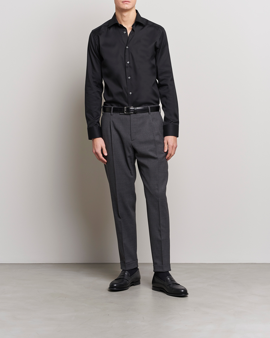 Herren | Kleidung | Eton | Slim Fit Shirt Black