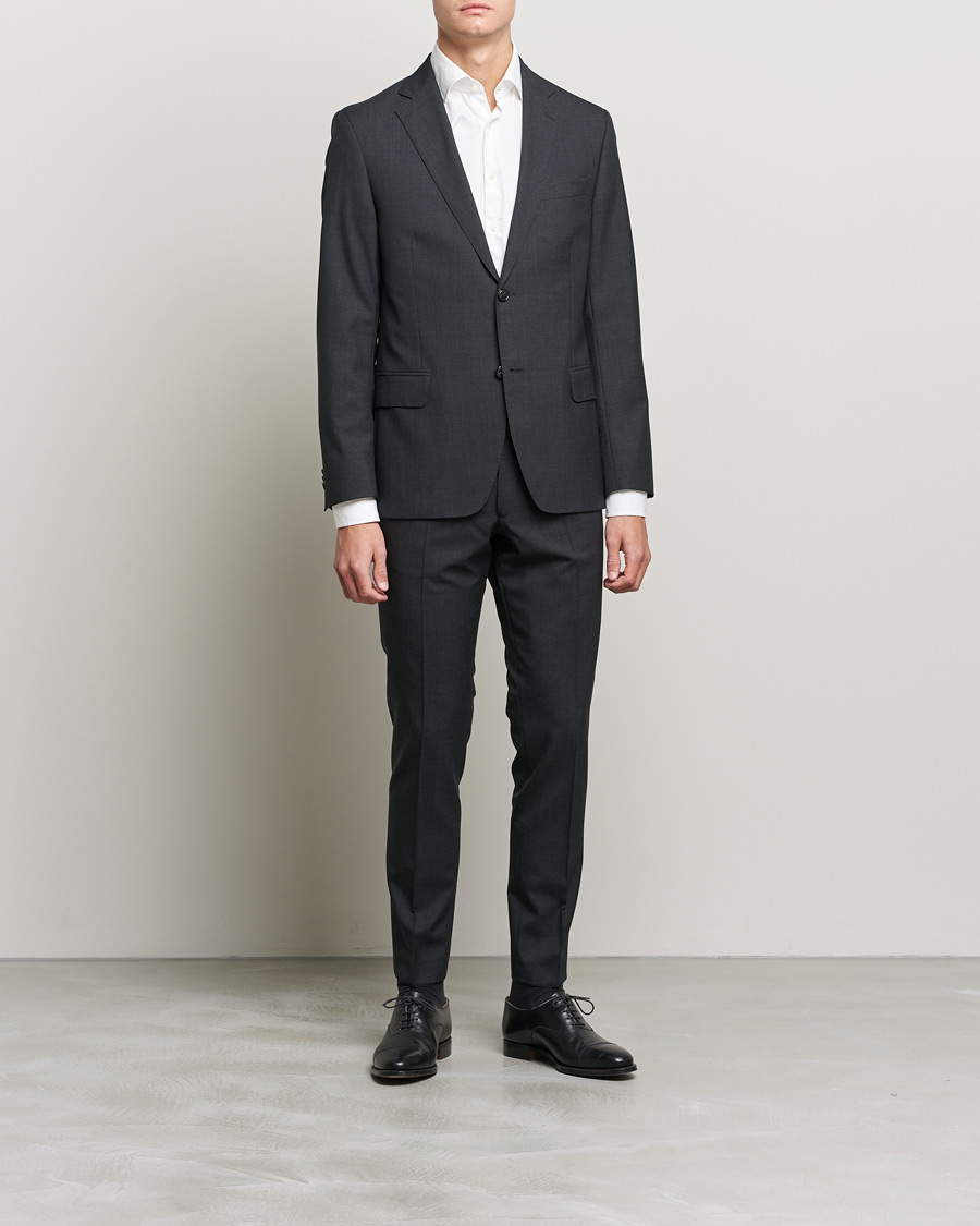 Herren | Sakkos | Oscar Jacobson | Edmund Blazer Super 120's Wool Grey