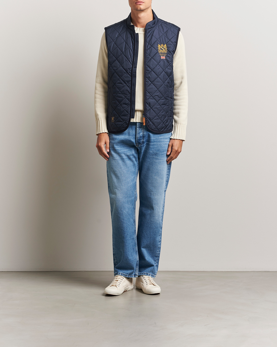 Herren | Westen | Morris | Trenton Quilted Vest Old Blue