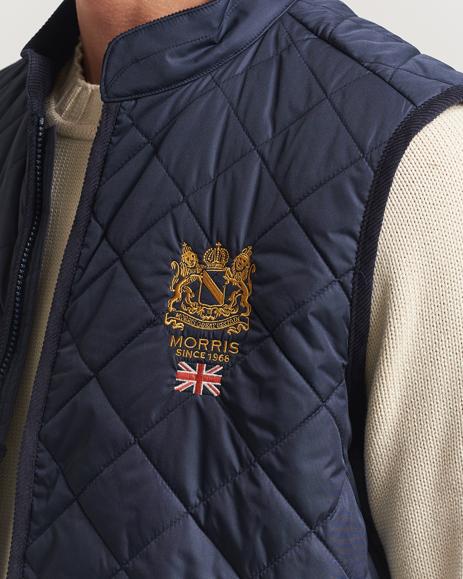 Herren | Westen | Morris | Trenton Quilted Vest Old Blue