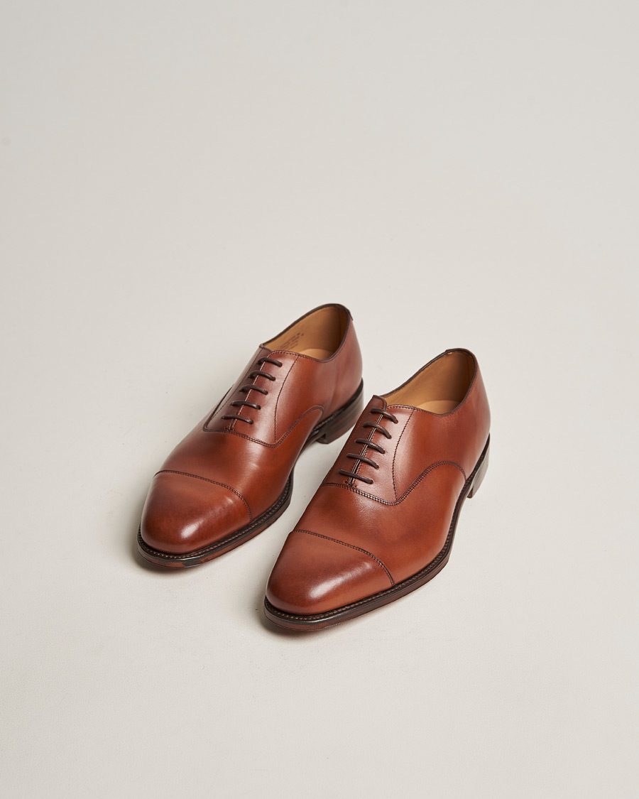 Herren | Handgefertigte Schuhe - Schuhspanner inklusive | Loake 1880 | Aldwych Oxford Mahogany Burnished Calf