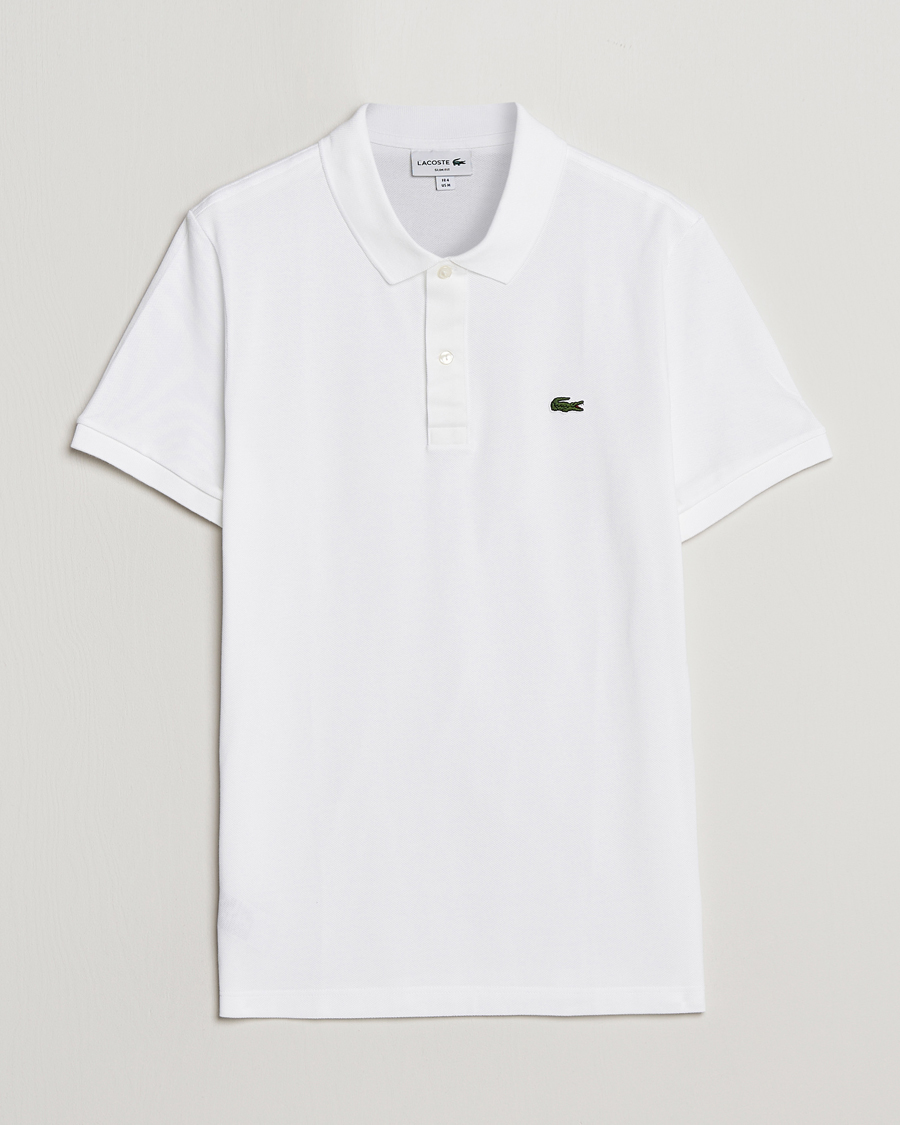 Herren | Poloshirts | Lacoste | Slim Fit Polo Piké White