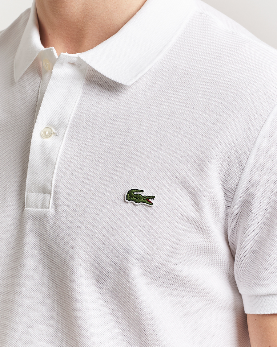 Herren | Poloshirts | Lacoste | Slim Fit Polo Piké White